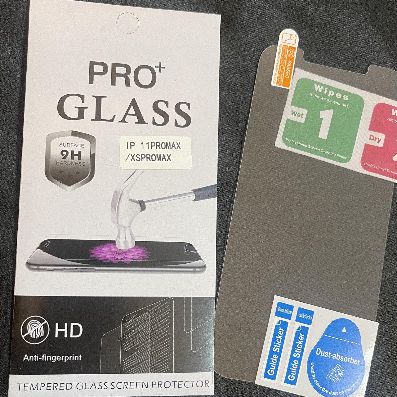 Захисне скло Glass Pro для iPhone 11 Pro Max/Xs Pro Max міцність 9Н
