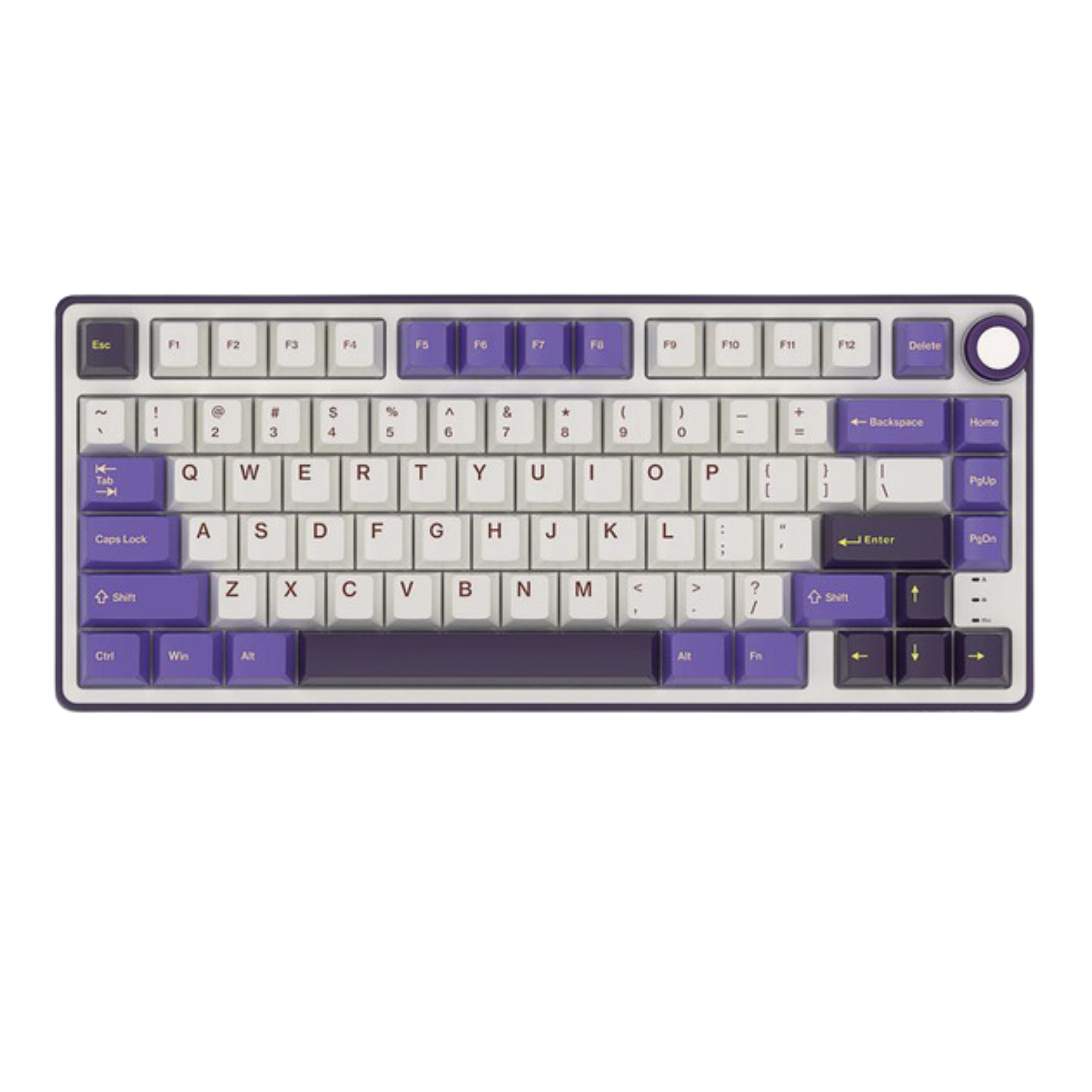 Клавиатура механическая проводная RK ROYAL KLUDGE R75 с RGB-подсветкой и поддержкой Hot-Swap/гравировка ENG/UA/RU Purple (GS-257) - фото 3 Клавиатура механическая проводная RK ROYAL KLUDGE R75 с RGB-подсветкой и поддержкой Hot-Swap/гравировка ENG/UA/RU Purple (GS-257) - фото 3