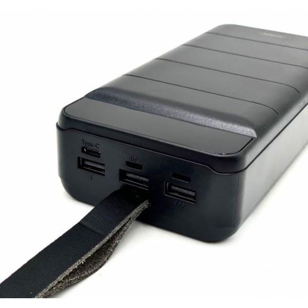 Повербанк с фонариком Remax RPP-185 50000 mAh 3USB Black (1754800068) - фото 2 Повербанк с фонариком Remax RPP-185 50000 mAh 3USB Black (1754800068) - фото 2
