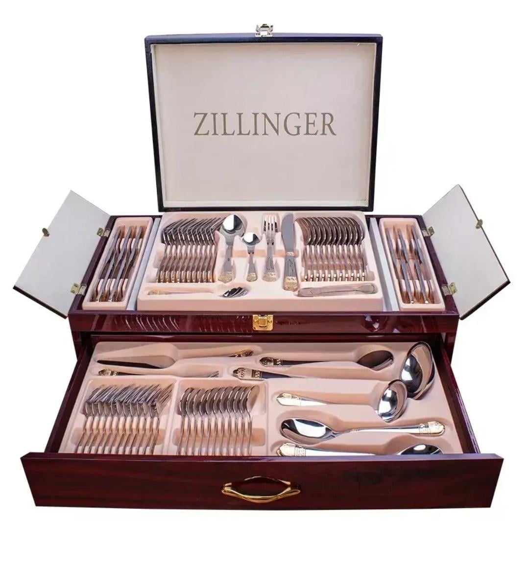 Набор столовых приборов Zillinger чемодан 72 предмета (ZL-710GL)
