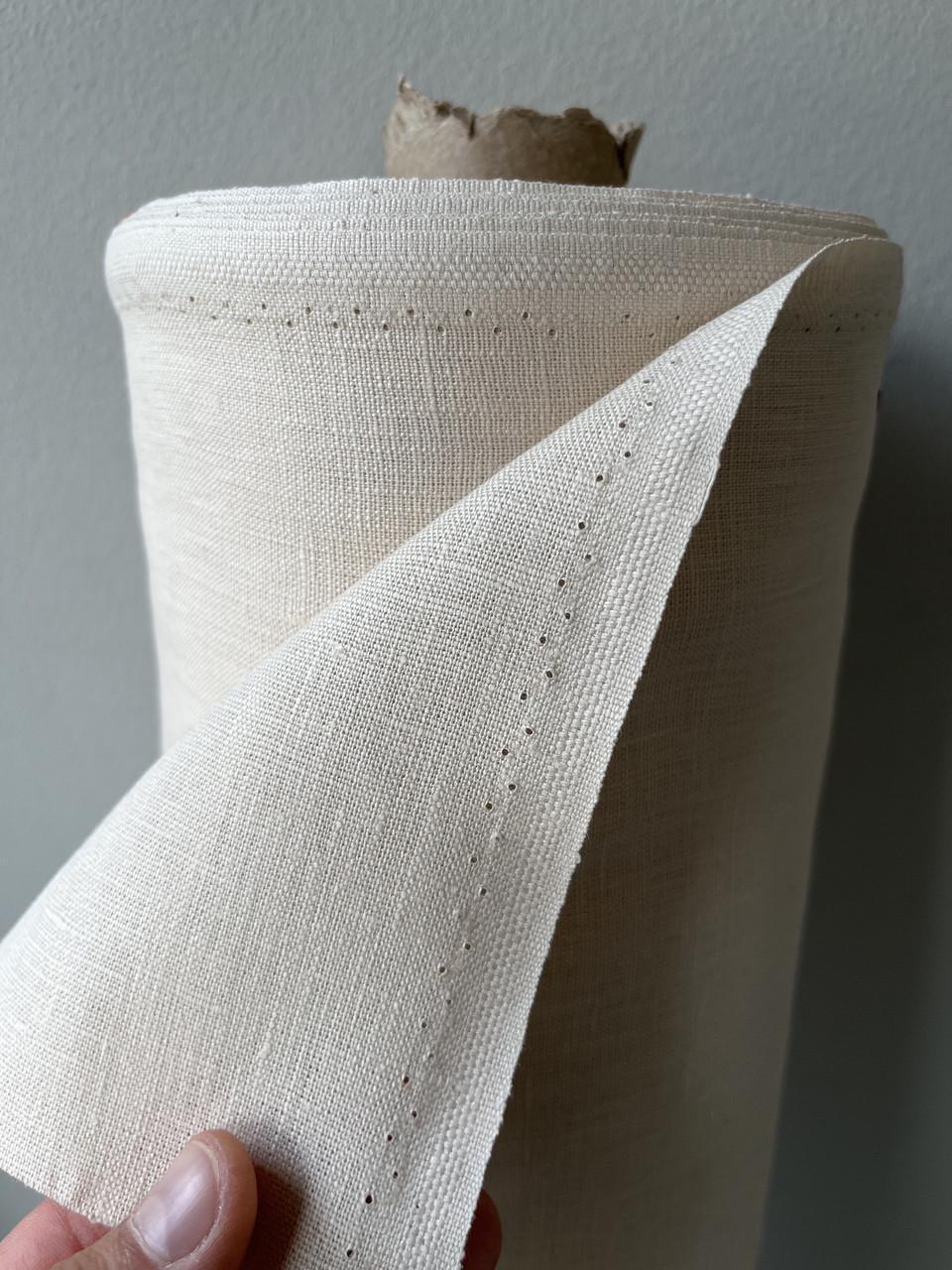 Тканина скатерна LINEN PLUS 100% льон 143 см 0/992 Кремовий - фото 4 Тканина скатерна LINEN PLUS 100% льон 143 см 0/992 Кремовий - фото 4