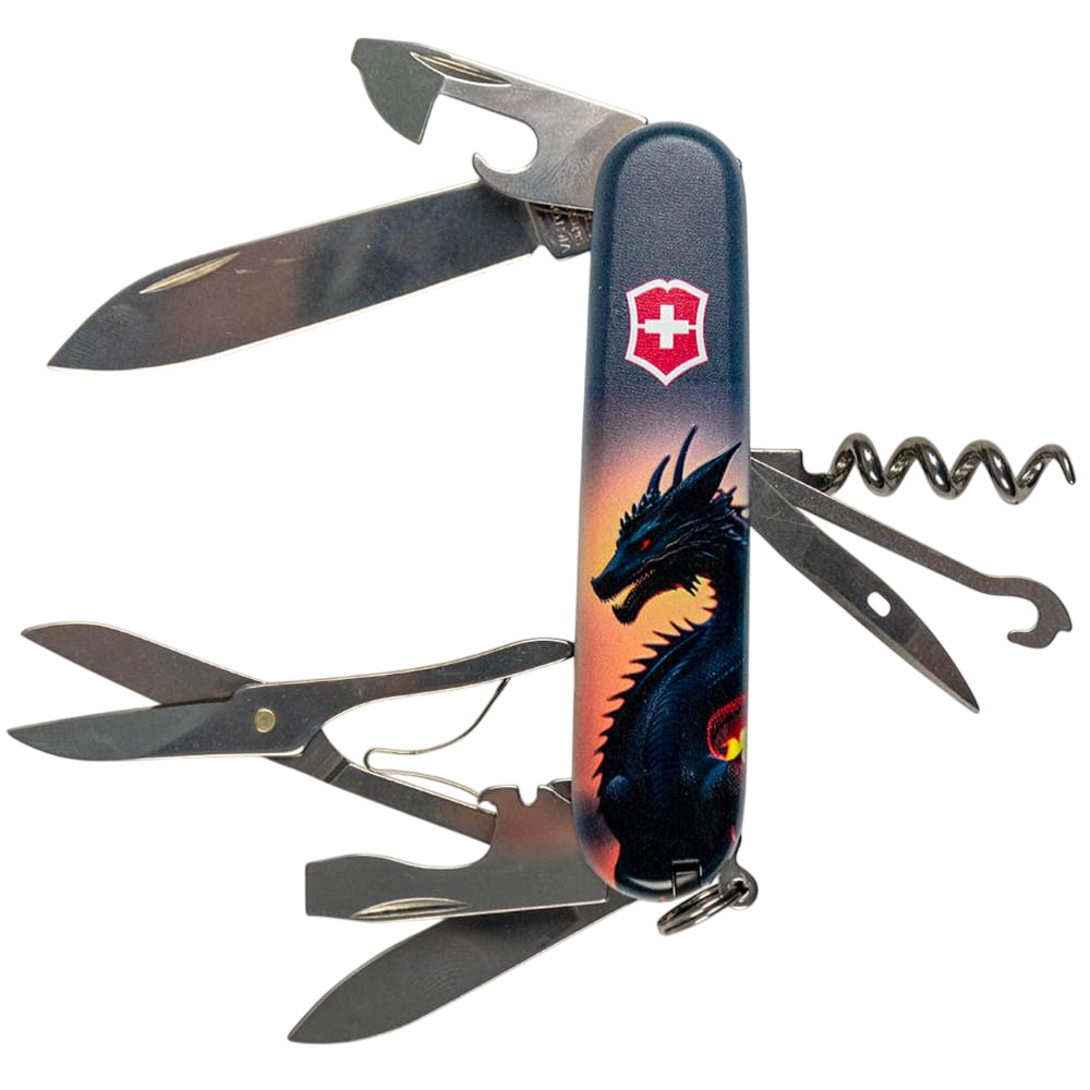 Ніж складаний Victorinox Zodiac Dragon Climber 14в1 (597103)
