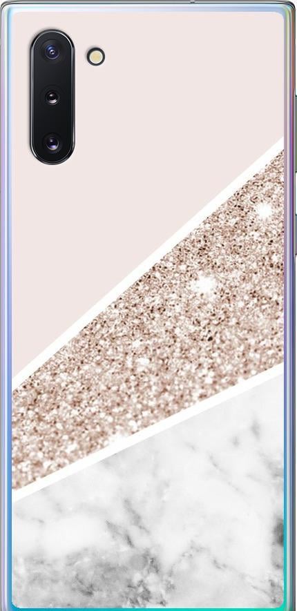 Чехол на Samsung Galaxy Note 10 Пастельный мрамор (4342u-1718-42517)