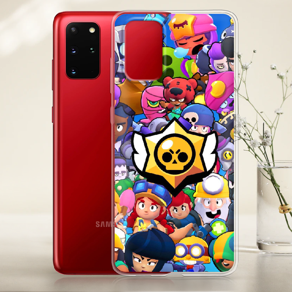 Чехол Boxface Samsung G985 Galaxy S20 Plus Brawl Stars Прозрачный силикон (38875-up2389-38874) - фото 2