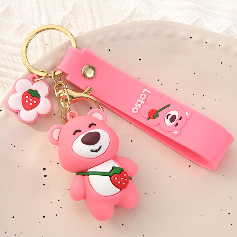 Брелок для ключей мишка Lotso Toy Story Лотсо История Игрушек Розовый (053)