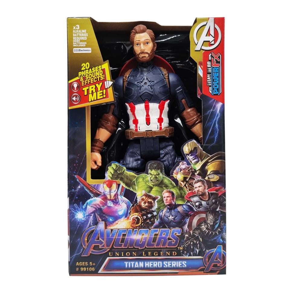 Фигурка Bambi Капитан Америка Marvel со светом и звуком 28 см (IF-174-F-409) Фигурка Bambi Капитан Америка Marvel со светом и звуком 28 см (IF-174-F-409)