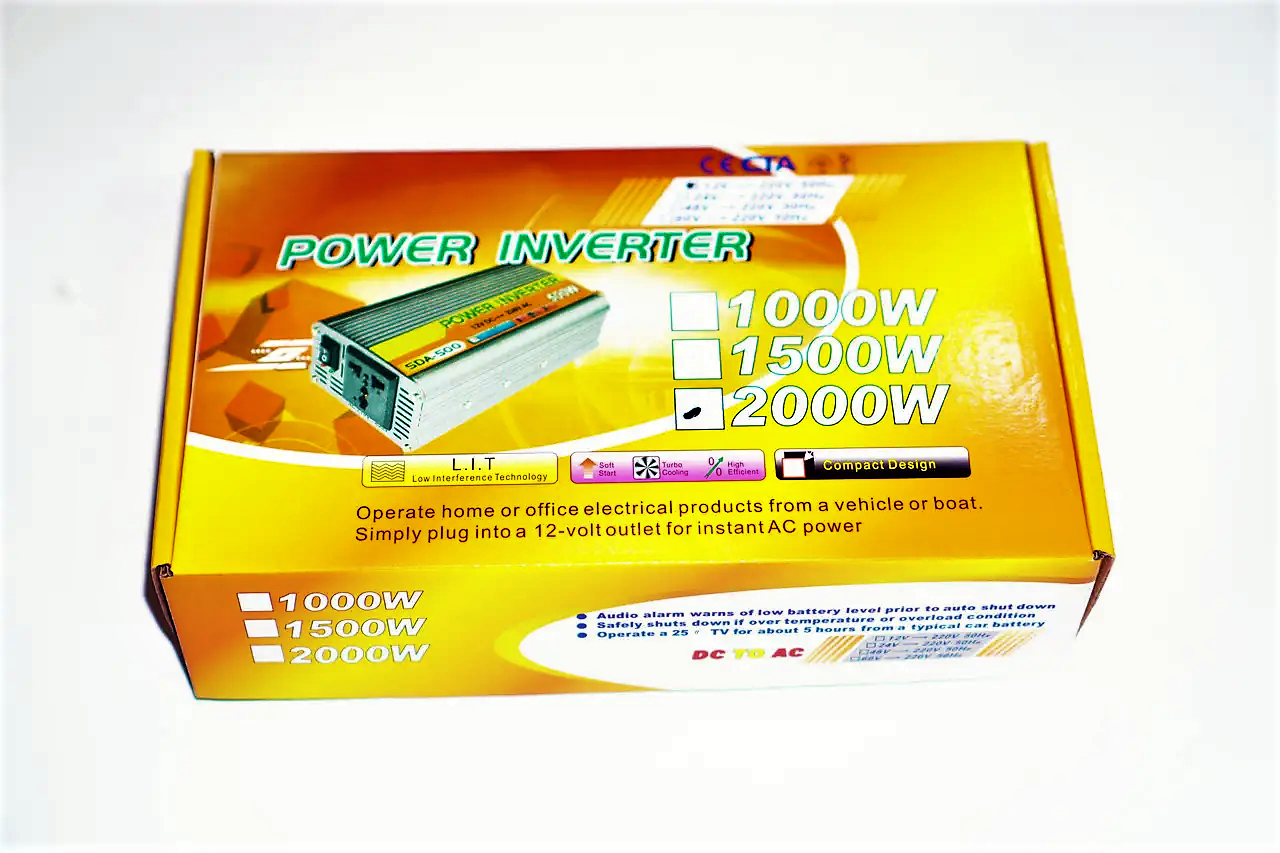 Инвертор автомобильный ERYUAN 12 V-220 V 2000W - фото 8 Инвертор автомобильный ERYUAN 12 V-220 V 2000W - фото 8