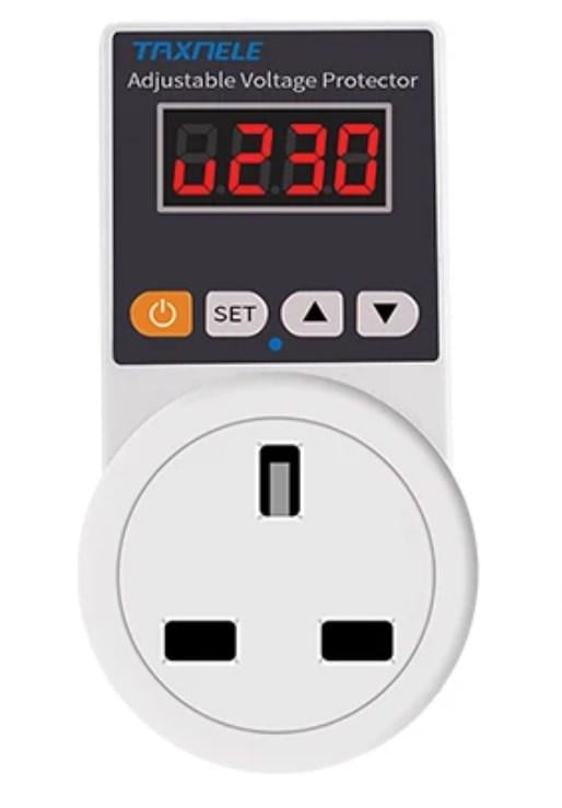 Реле напряжения с британской вилкой и регулируемой автоматической защитой 140-300V (33758645)