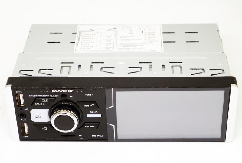 Автомагнитола Pioneer 4064BT MP5 USB/microSD/FM/AUX сенсорный экран 4,1" с Bluetooth 4x50 Вт