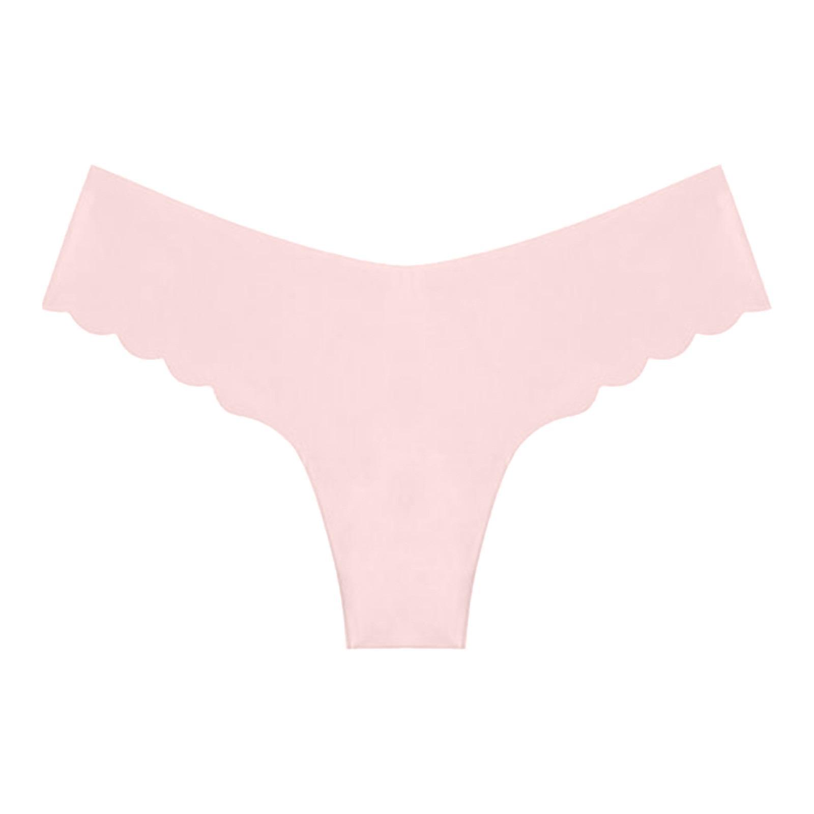 Трусики бесшовные Victoria's Secret No-Show Thong Panty S Розовый (26460835)