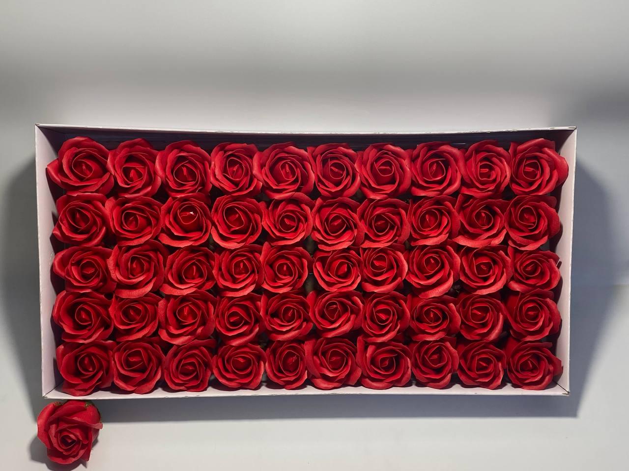 Мыльные Розы 50 шт. Красный (0009)