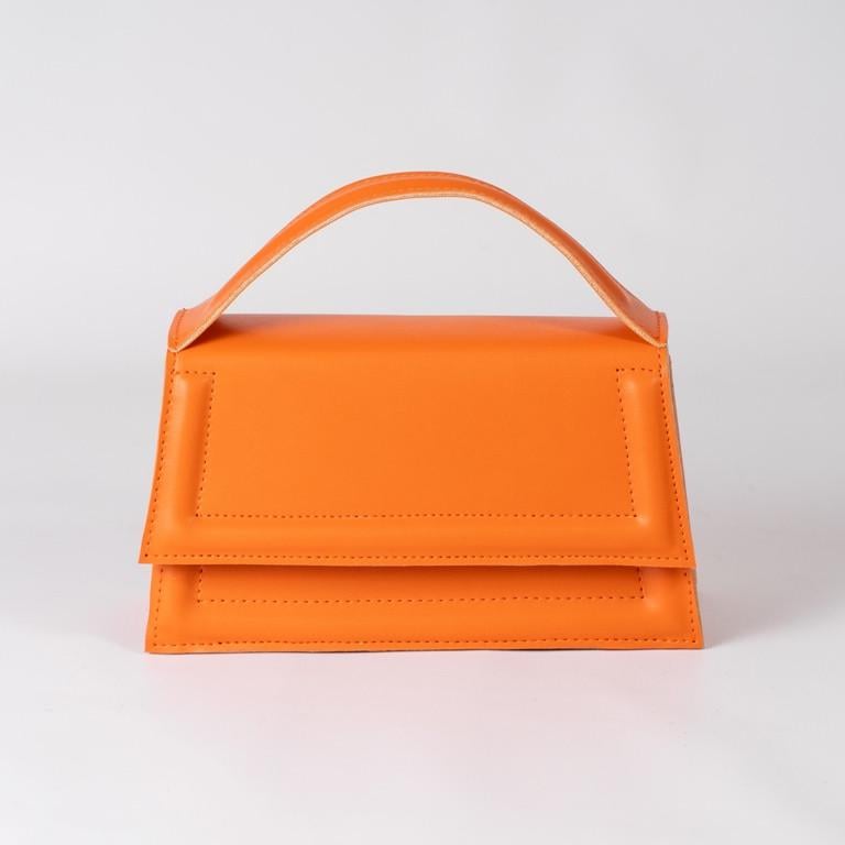 Сумка женская XENIA № 17-24 кросс-боди из гладкой экокожи Оранжевый Сумка женская XENIA № 17-24 кросс-боди из гладкой экокожи Оранжевый