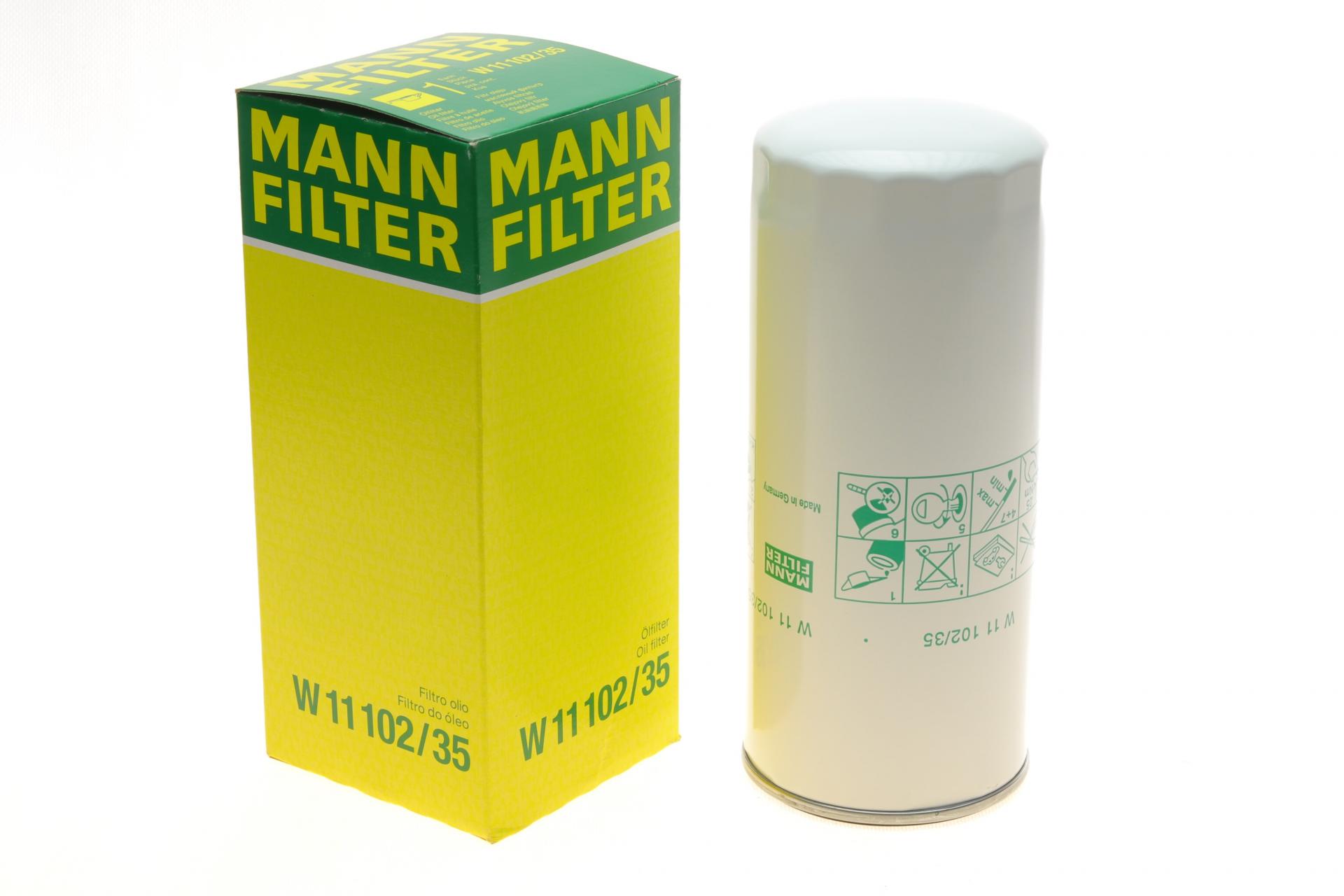 Фильтр масляный Mann-Filter для Renault Magnum 12,0/16,5 90-05/Major 12,0 90-96/Premium 6,2/9,8/11,0 96-06 (W 11 102/35) Фильтр масляный Mann-Filter для Renault Magnum 12,0/16,5 90-05/Major 12,0 90-96/Premium 6,2/9,8/11,0 96-06 (W 11 102/35)
