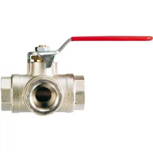 Кран кульовий IVR трьохходовий 1" тип Т (107110003) - фото 2