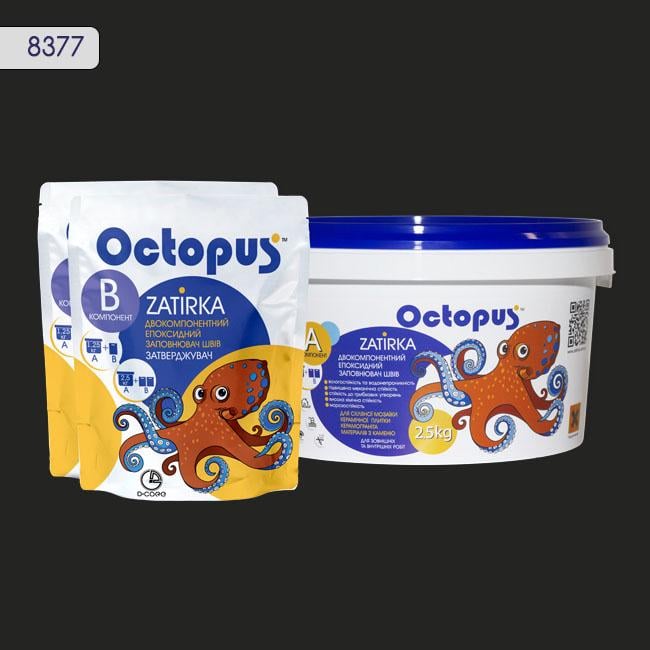 Затирка для плитки Octopus Zatirka 8377 епоксидна 2,5 кг