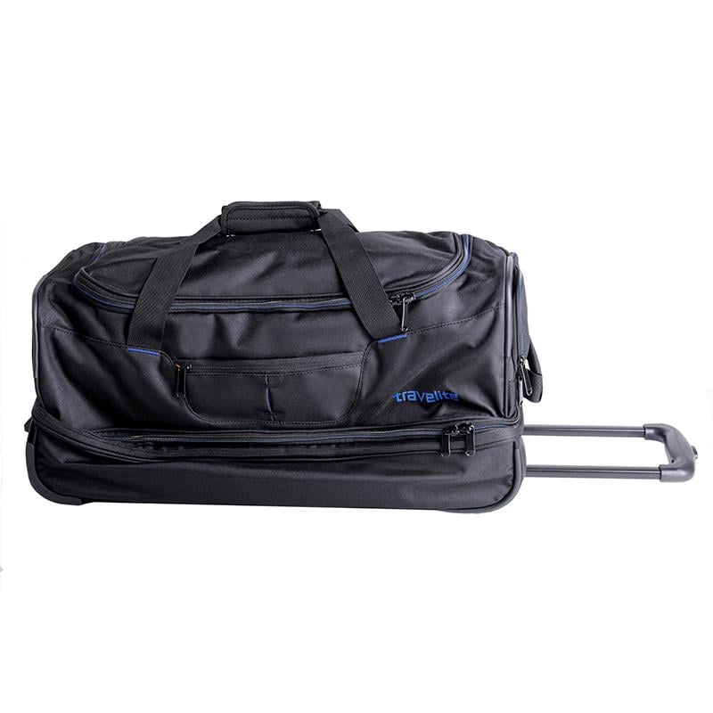 Сумка дорожная на 2 колесах Travelite Basics S 51/64 л Black (TL096275-01) - фото 2