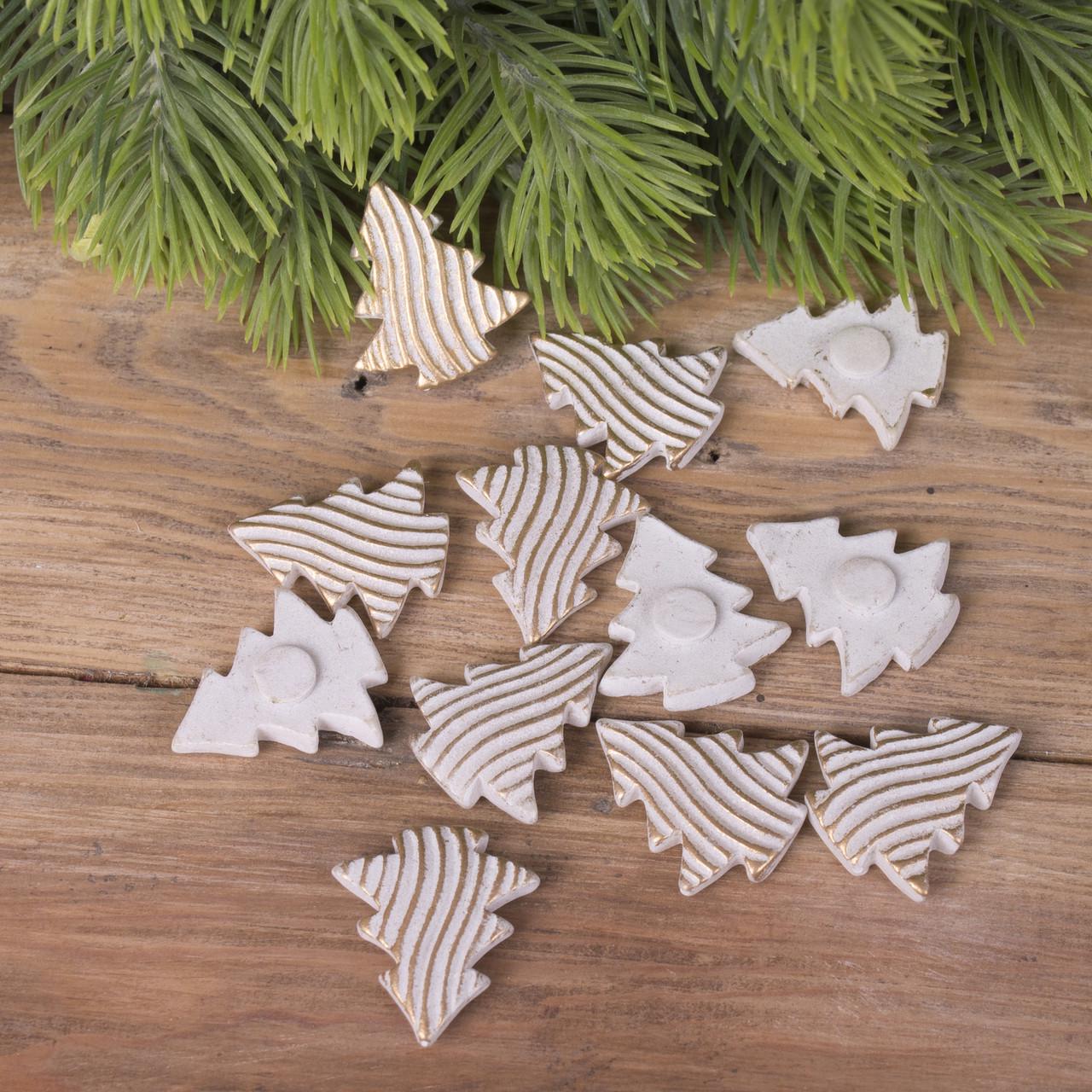 Наклейки Елочки с золотом (2134-2)