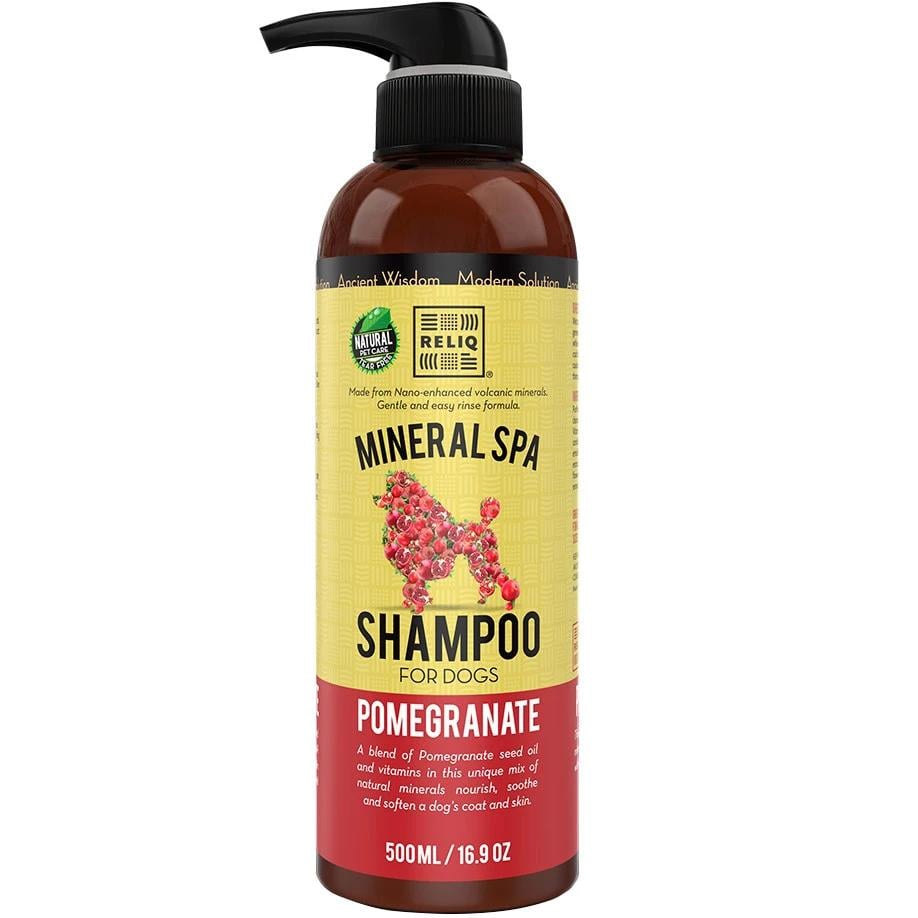 Шампунь Reliq Mineral Spa Pomegranate Shampoo для собак и котов с экстрактом граната 500 мл (S500-POM)