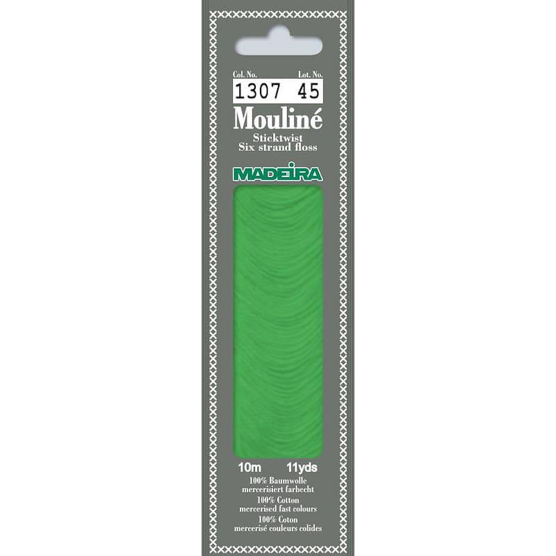 Нитки мулине Madeira 1307 Mouline Желто-зеленый