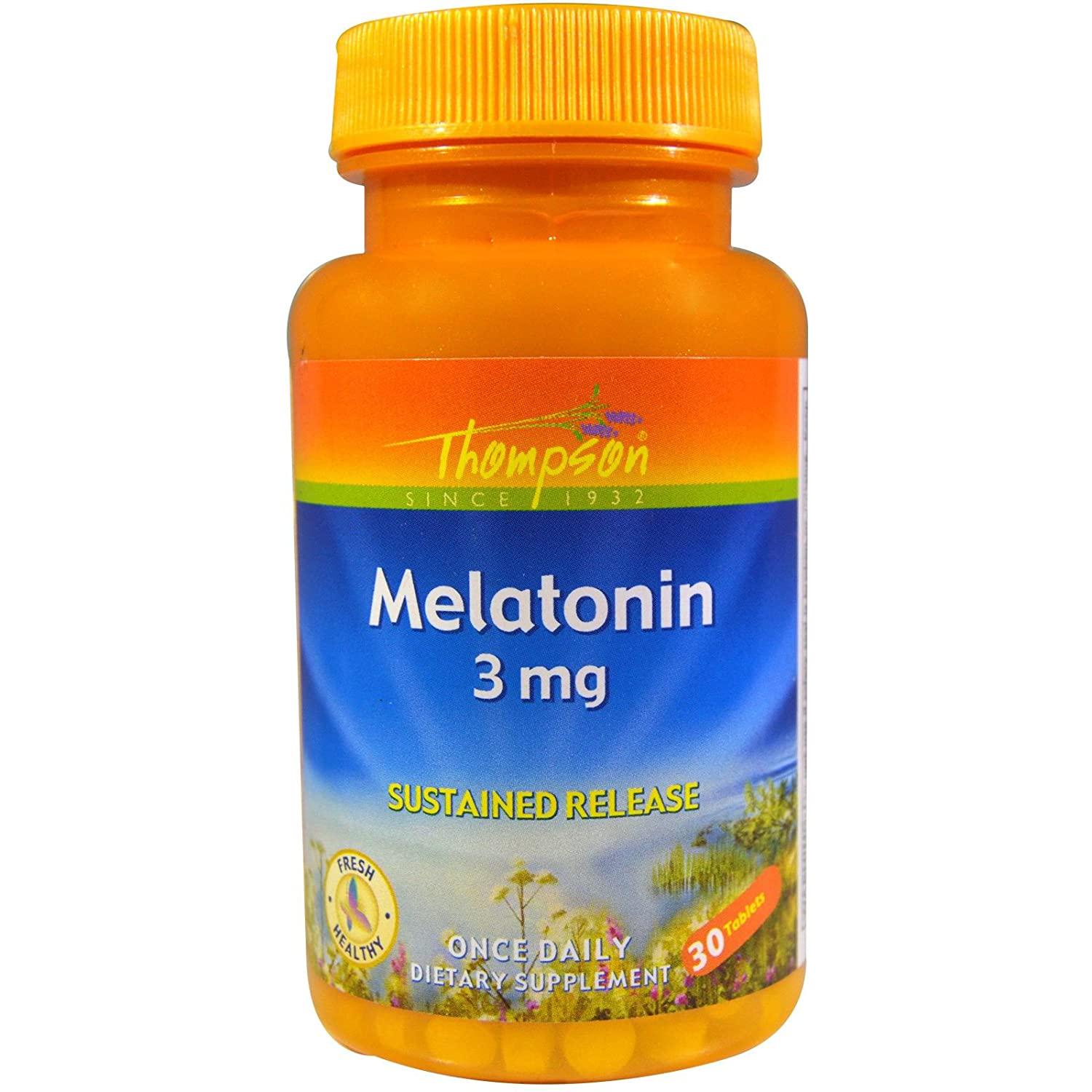 Мелатонин Thompson Melatonin 3 мг 30 Tabs