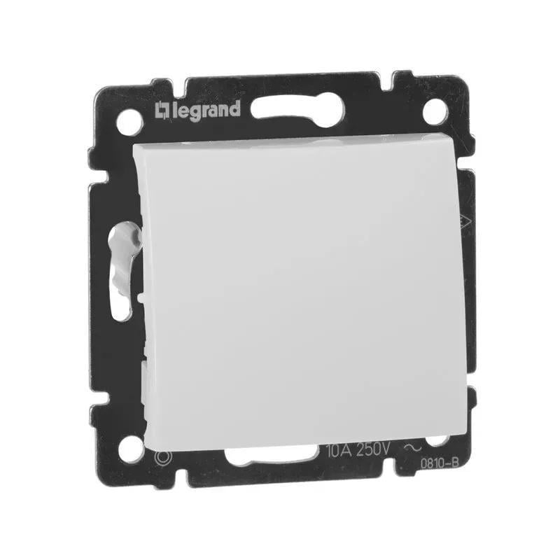 Выключатель одноклавишный Legrand Valena кнопочный Белый (774411)