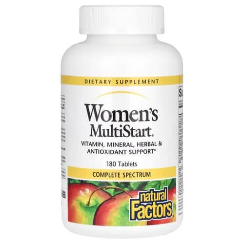 Витамины для женщин Natural Factors Women's MultiStart 180 Tablets (NFS-01581)