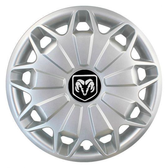 Автомобильные колпаки SKS 338 R15 с логотипом Dodge 4 шт. Серебристый