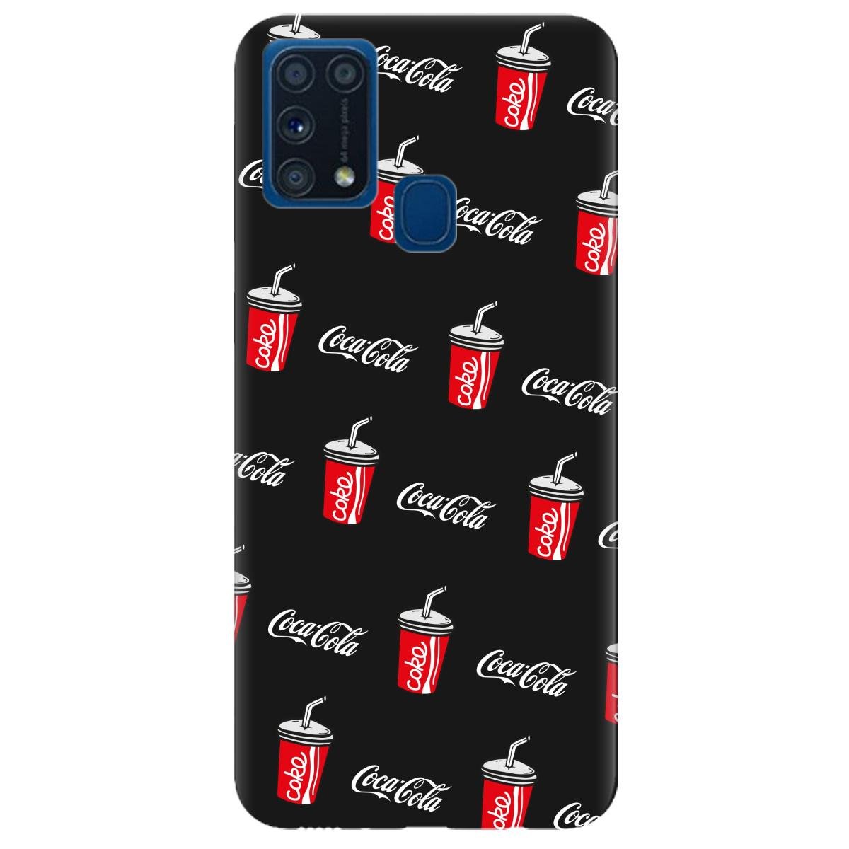 Силиконовый чехол Zorrov для Samsung Galaxy M31 - Coca Cola (14190050244108266)