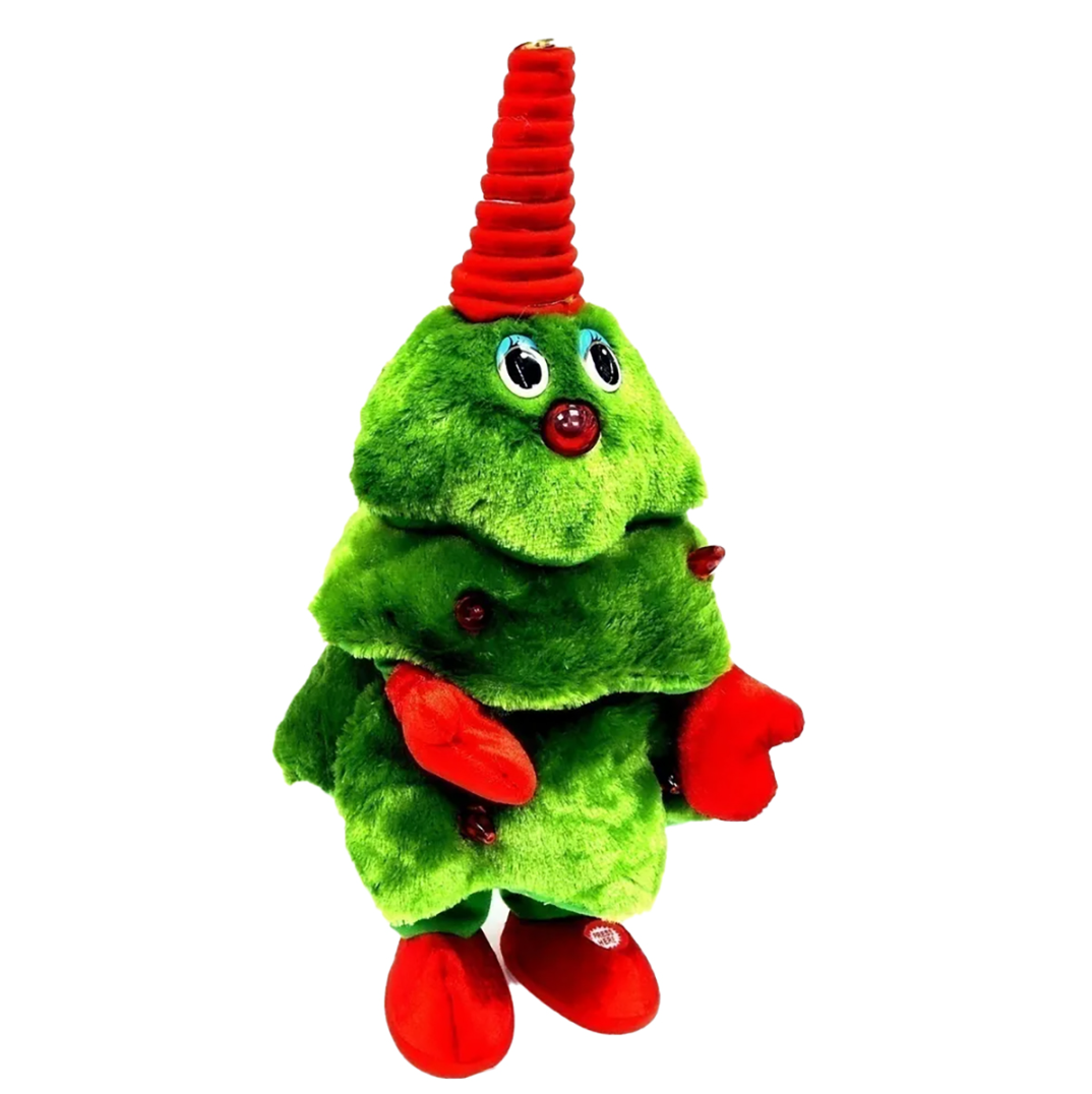 Новогодняя игрушка-повторюшка Елка с подсветкой с музыкой Зеленый (23164077) Новогодняя игрушка-повторюшка Елка с подсветкой с музыкой Зеленый (23164077)