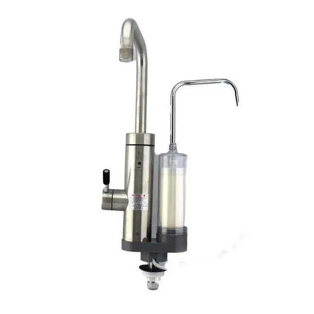 Проточный водонагреватель ZSWK-D02/9247 до 60°C с фильтром для очистки воды