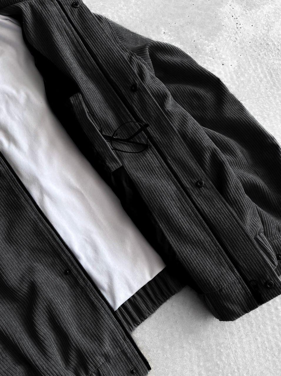 Куртка мужская демисезонная Snood вельветовая M Черный (26496/1) - фото 6