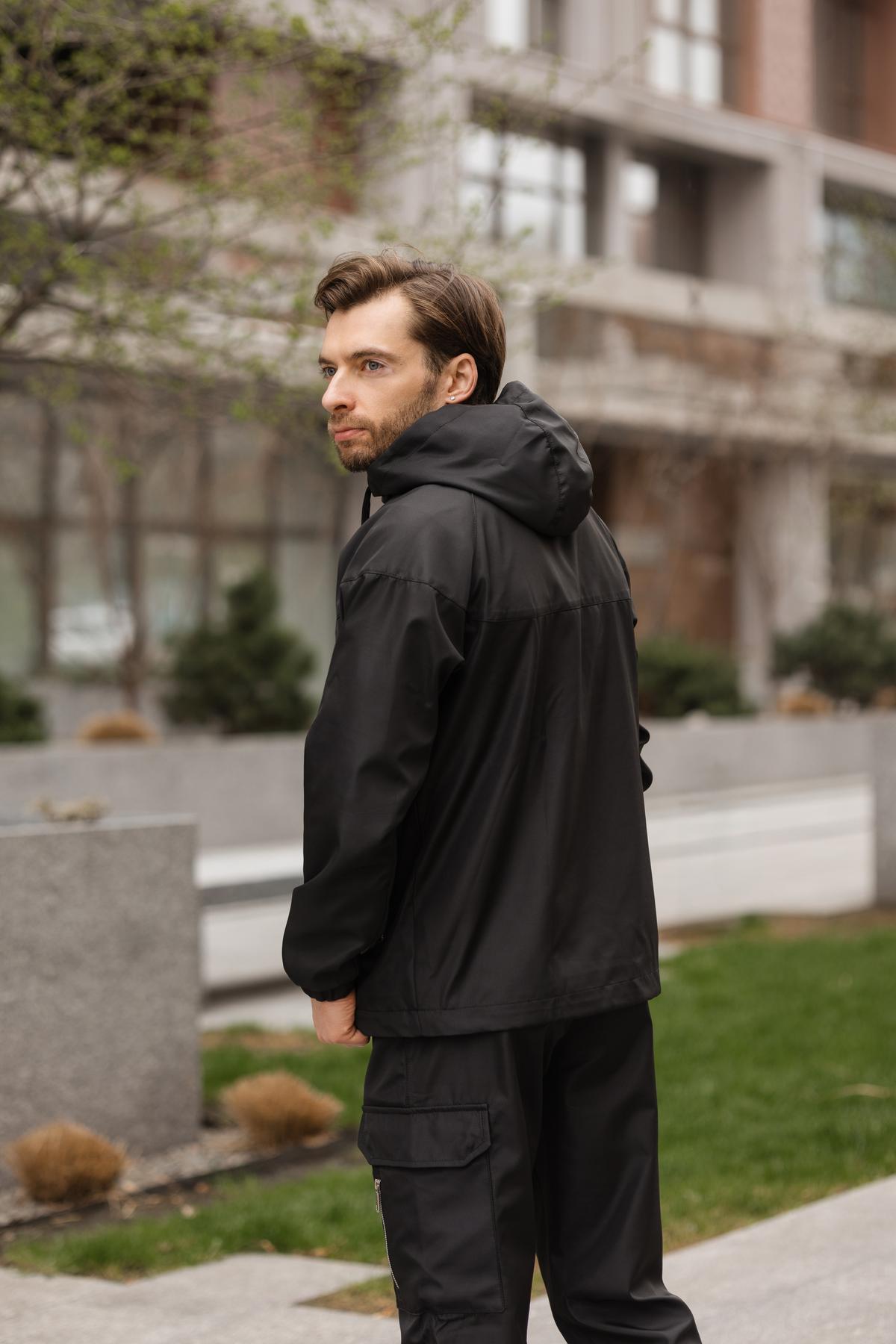 Костюм чоловічий Viter плащівка 3XL Чорний (1618227087/5) - фото 8 Костюм чоловічий Viter плащівка 3XL Чорний (1618227087/5) - фото 8