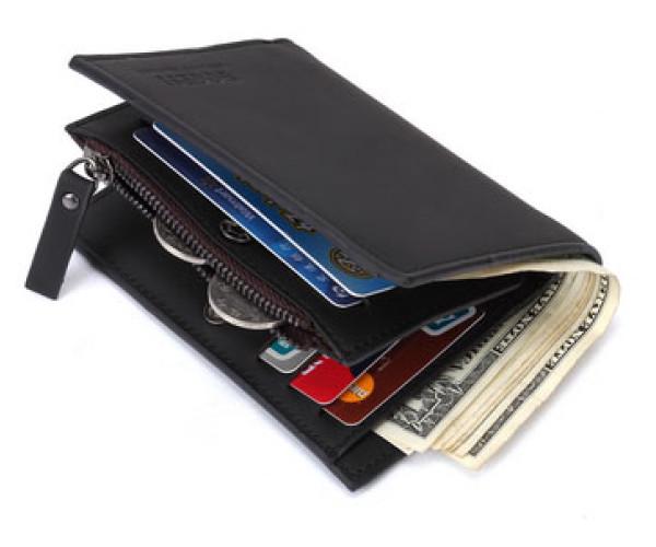 Кошелек мужской BOGESI 828 кожа PU Черный