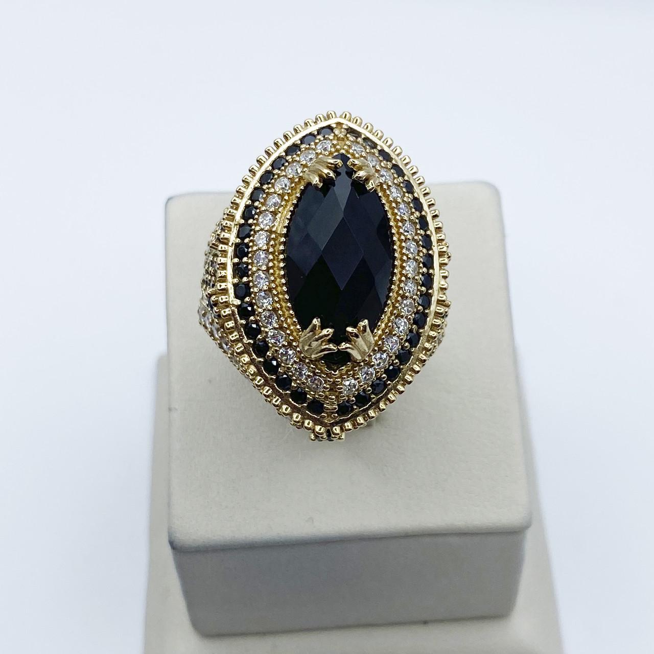 Кольцо серебряное Роксолана с агатом и кубическим цирконием р. 18,5 13,16 г (2049087668) Кольцо серебряное Роксолана с агатом и кубическим цирконием р. 18,5 13,16 г (2049087668)