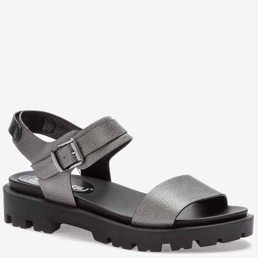 Сандалии женские Betsy экокожа р. 39 Темно-серебряный (907052/06-03)