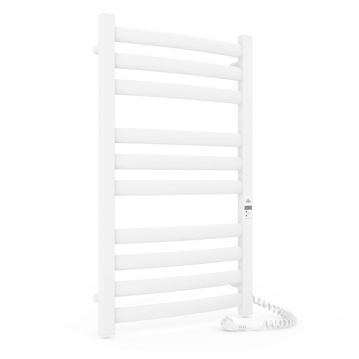 Полотенцесушитель электрический для ванной Laris Зебра Атлант Премиум ЧФ10 500х900 мм Е из стали Белый (147-127-75201084)