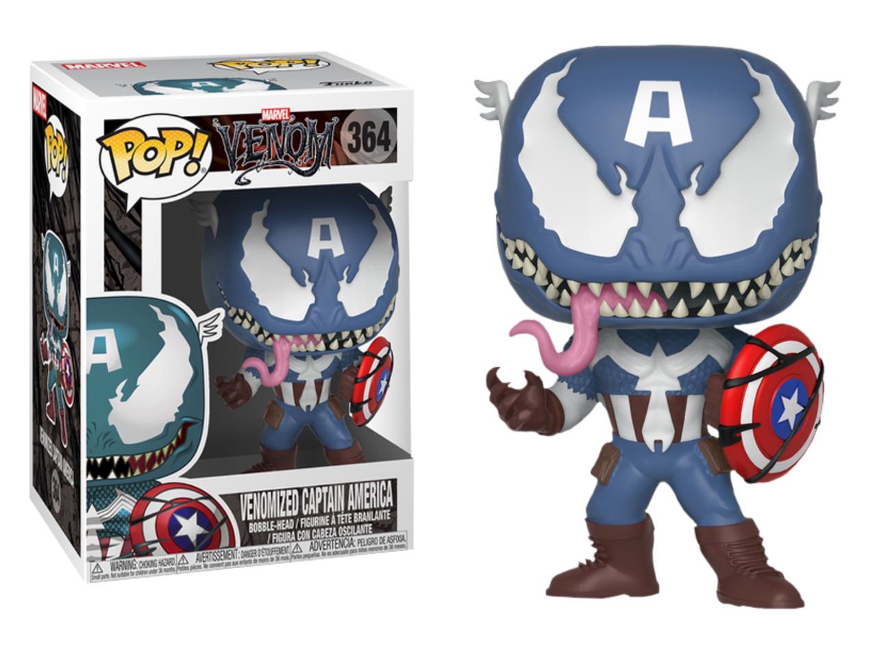 Дитяча ігрова фігурка Funko Pop Marvel Venom Captain America Movies 10 см (CA V364)