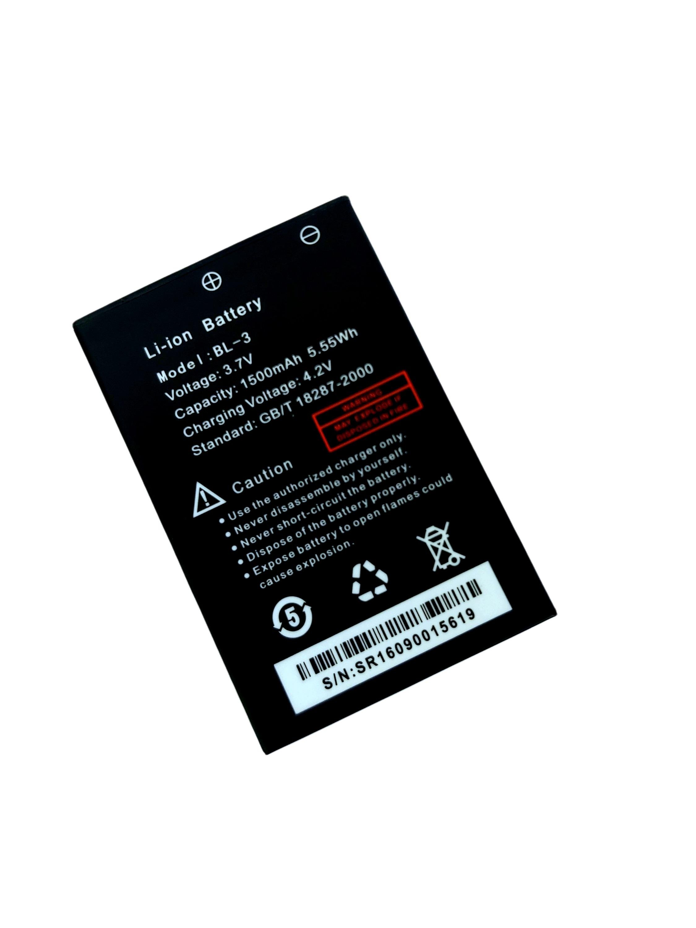 ᐉ Аккумулятор BL-3 для AGENT AR-T6/AR-T7 Li-ion 1500 mAh