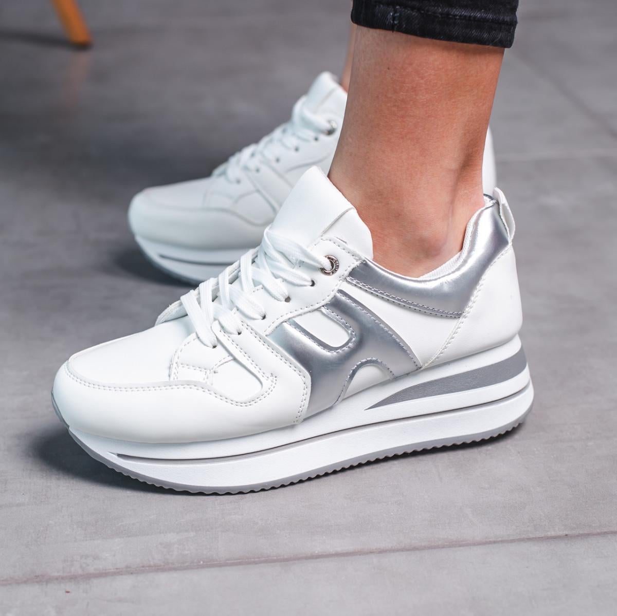 Кроссовки женские Fashion 39 р. 24,5 см Белый (3506)