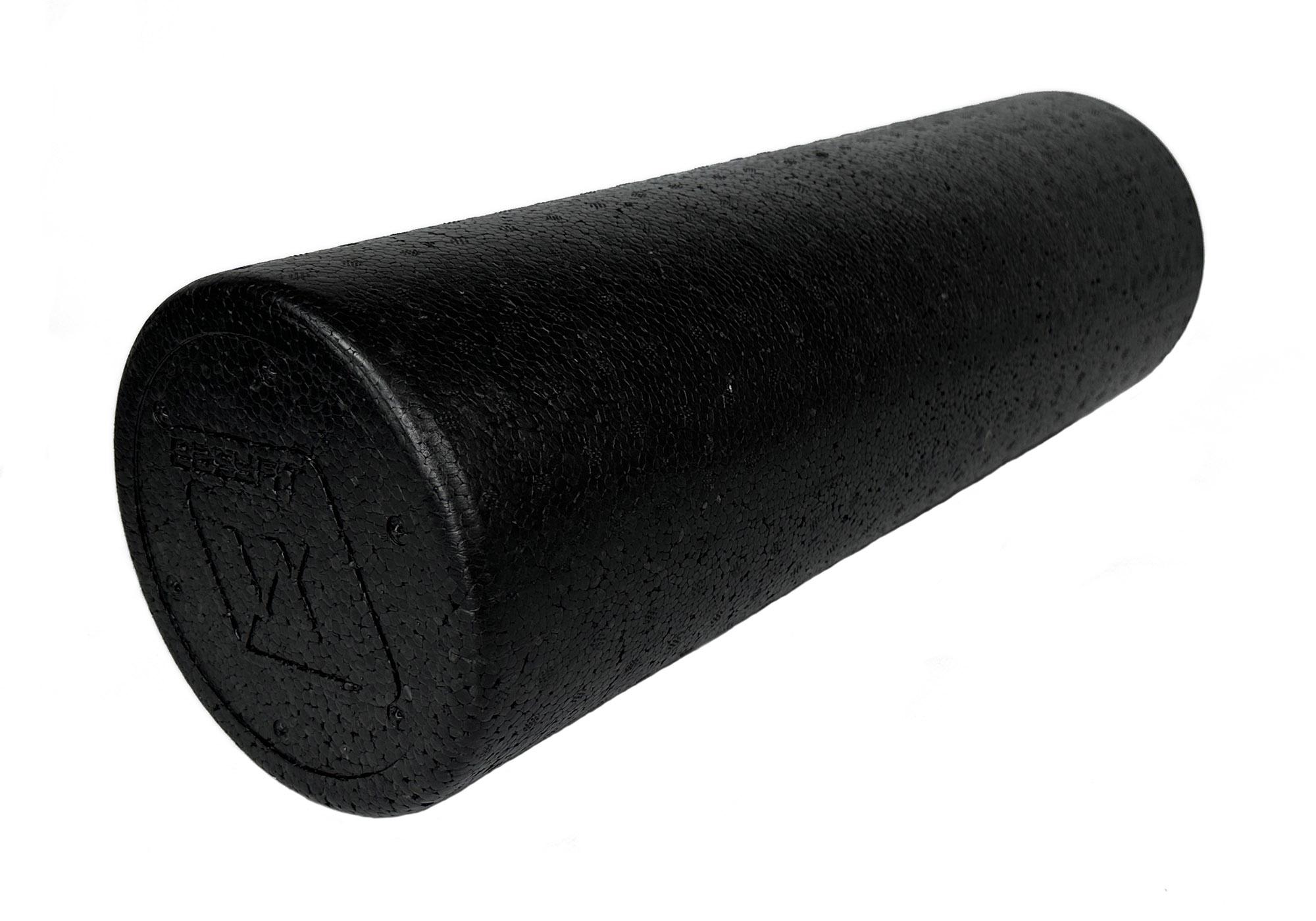 Массажный ролик EasyFit PolyFoam Roller 45 см твердый Черный/Белый (EFFM45-BW) - фото 1