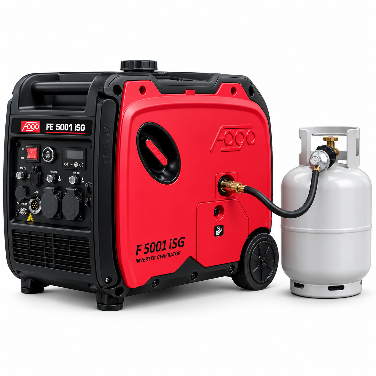 Генератор газобензиновый инверторный Fogo F 5001 iSG 3,8/4 кВт Dual Fuel 230V (149)