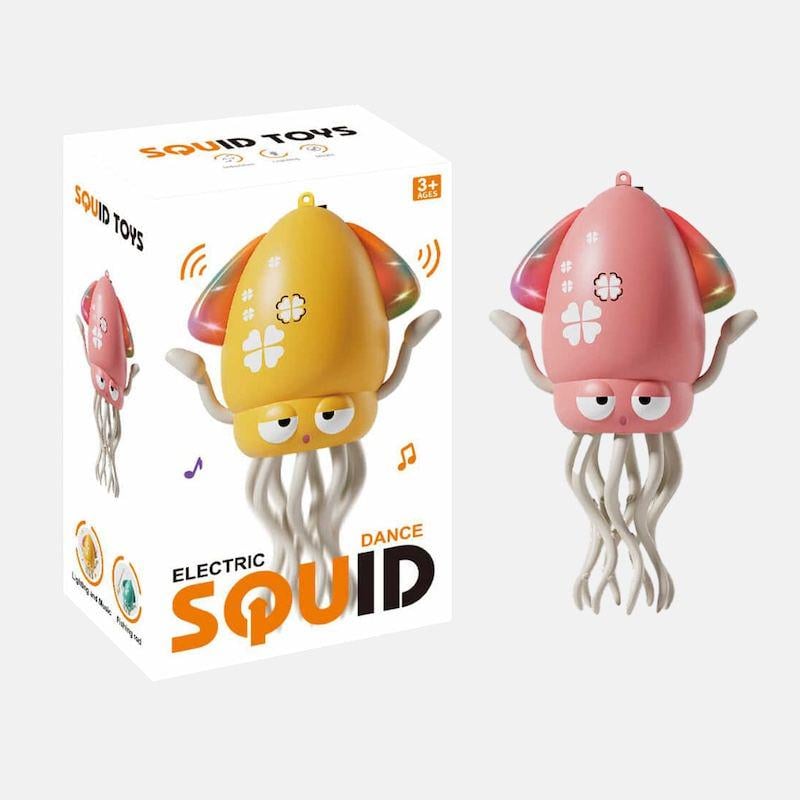 Интерактивная игрушка танцевальный осьминог с музыкой и подсветкой