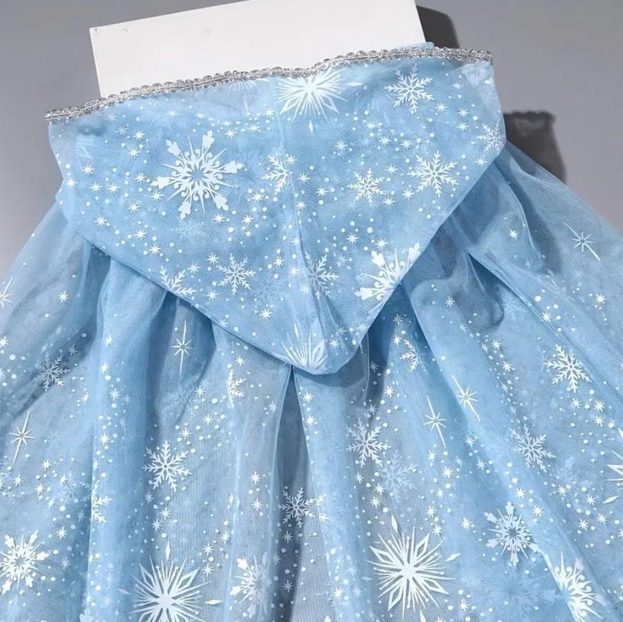 Набір аксесуарів Принцеси Ельзи коса/корона/чарівна паличка/рукавички/накидка (2817292511) - фото 5