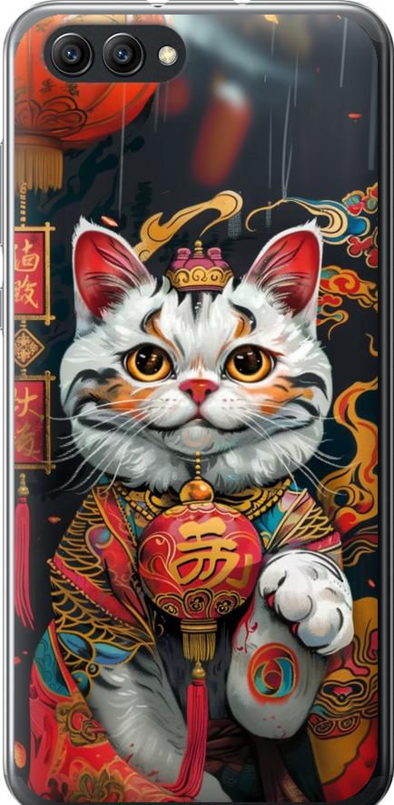 Чехол на Huawei Honor V10 / View 10 China Cat v2 (6135u-1579-42517)