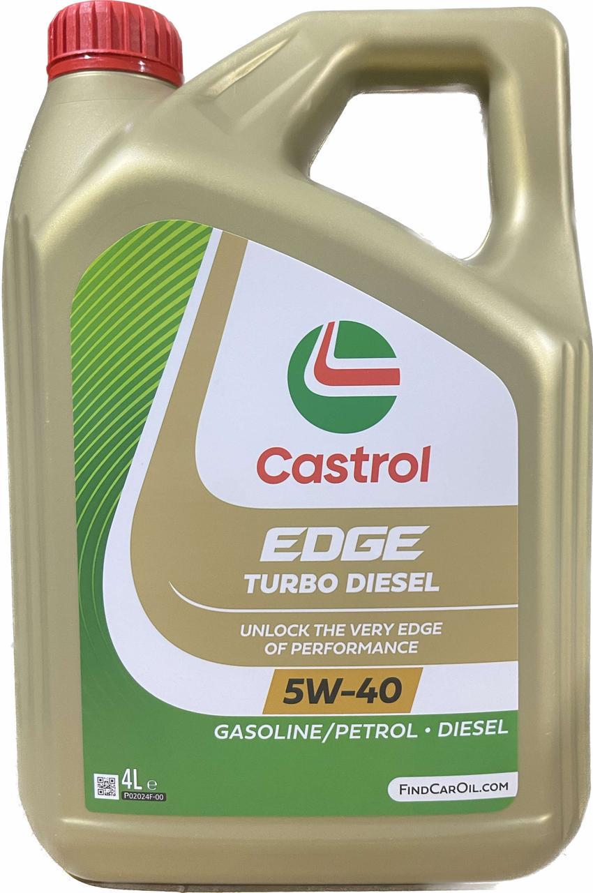 Моторное масло Castrol Edge Turbo Diesel 5W-40 4 л (1535B4)