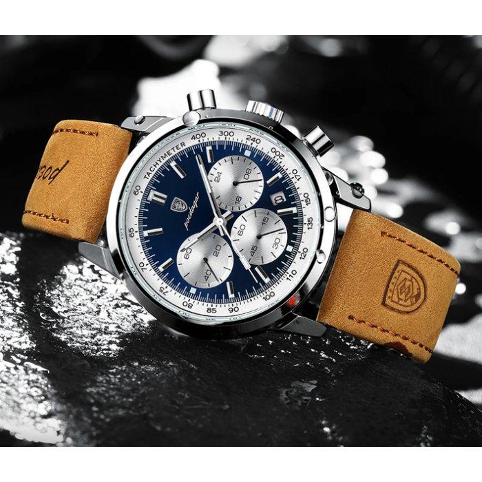 Годинник наручний чоловічий Poedagar Innova Brown (1668) - фото 5