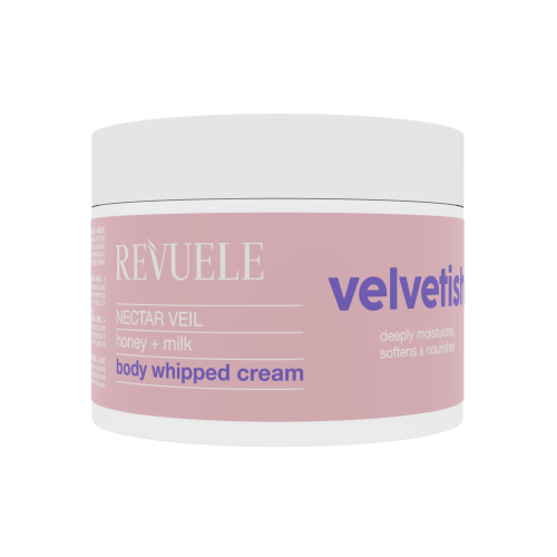Нежный увлажняющий крем для тела Revuele Velvetish NECTAR VEIL с молоком и медом 300 мл