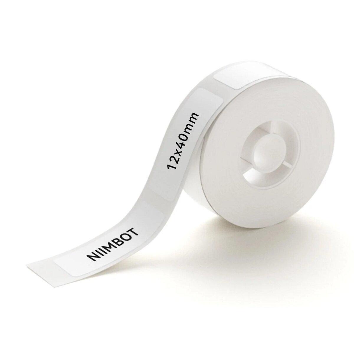 Этикетки для термопринтера NIIMBOT для D11/D110/D101/H1S T12х40 мм/160 шт. White (A2A68601601)
