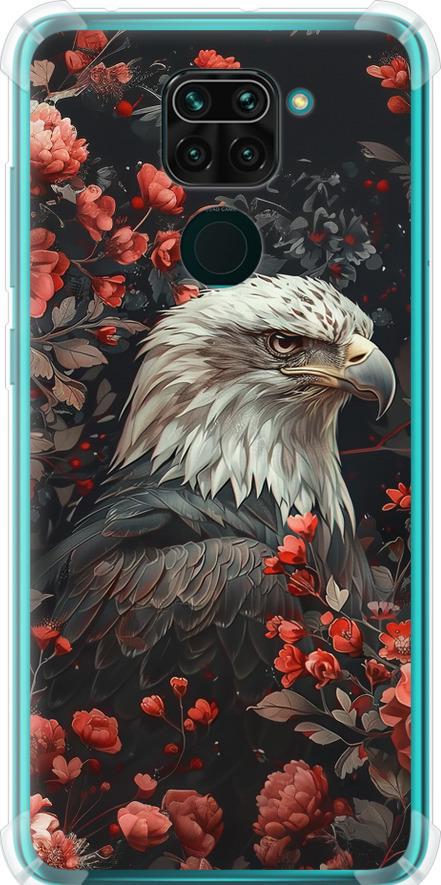 Чехол на Xiaomi Redmi Note 9 Цветочный страж (6102sp-2017-42517)
