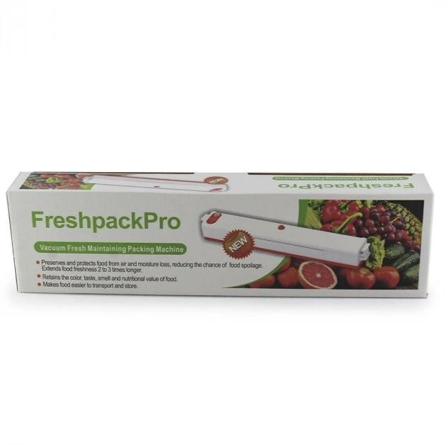 Пакувальник вакуумний побутовий Freshpack Pro TM-123 для продуктів харчування Біло-помаранчевий - фото 8